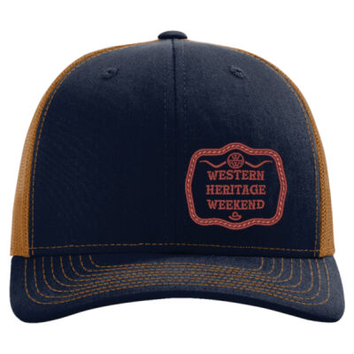 Western Heritage Weekend Cap - Navy and Camel Thumbnail